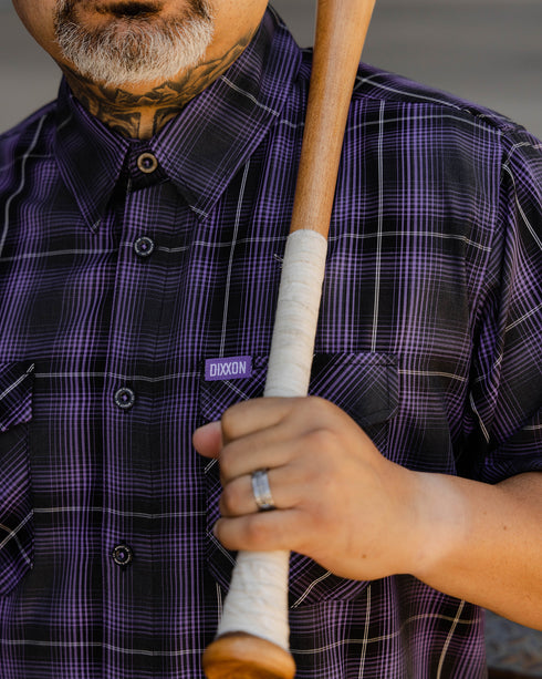 BIG LEAGUE BAMBOO SHORT SLEEVE BUTTON UP - MENS
